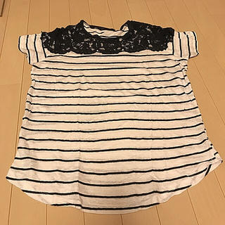 ザラ(ZARA)のザラ  ボーダーシャツ Lサイズ(Tシャツ(半袖/袖なし))