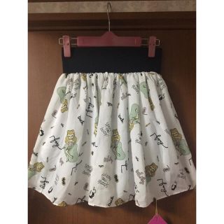リルリリー(lilLilly)のLillilly Foxyコラボ スカート 新品(ミニスカート)