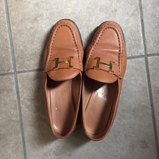 エルメス(Hermes)のエルメス37 1/2(ローファー/革靴)