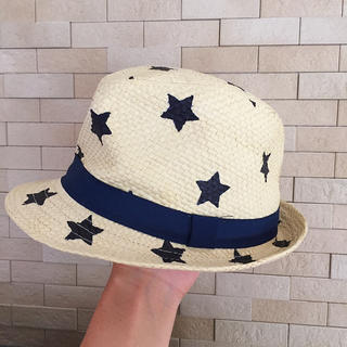 エイチアンドエム(H&M)の☆麦わら帽子★46cm(帽子)