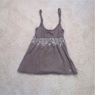 アバクロンビーアンドフィッチ(Abercrombie&Fitch)のアバクロ♡刺繍キャミソール(キャミソール)