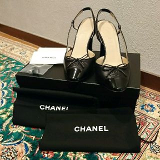 シャネル(CHANEL)のmaminn様専用シャネルバックストラップパンプス(ハイヒール/パンプス)