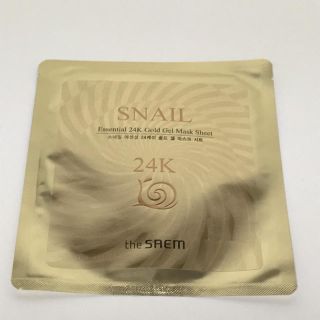 ザセム(the saem)のスネイル 24K ゴールドマスクシート(パック/フェイスマスク)