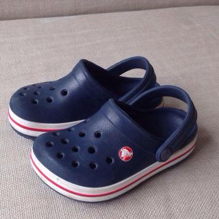 クロックス(crocs)のクロックス C6.7  ネイビー14cm(その他)