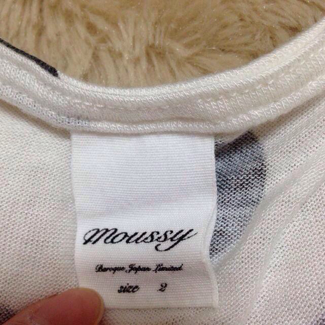 moussy(マウジー)の値下げ！ドットTシャツ レディースのトップス(Tシャツ(半袖/袖なし))の商品写真