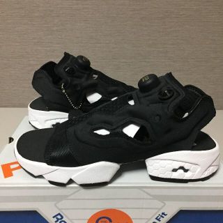 リーボック(Reebok)の新品 22cm リーボック ポンプ フューリー サンダル ブラック(スニーカー)