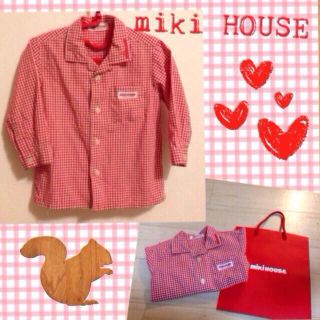 ミキハウス(mikihouse)のミキハウス ギンガムチェックシャツ＊(その他)