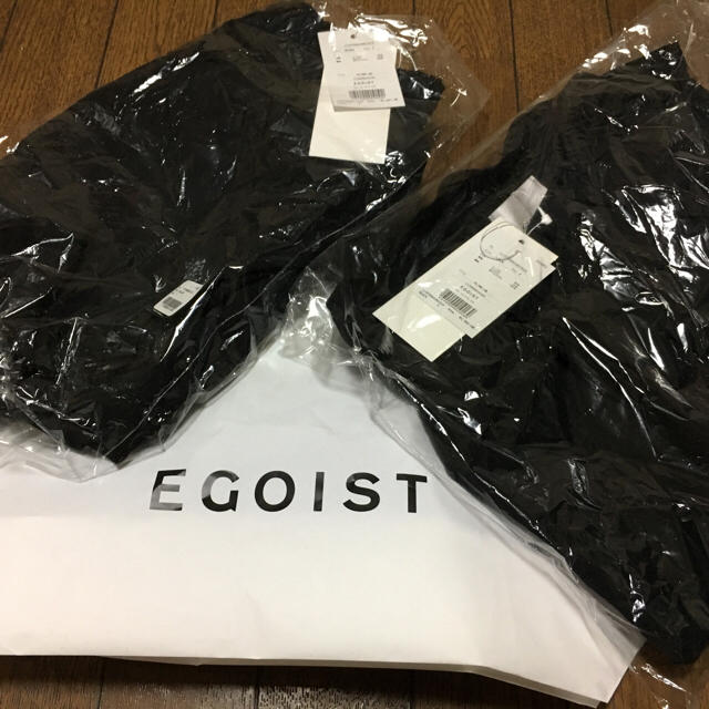 EGOIST(エゴイスト)の未開封 EGOEST セットアップ BLK レディースのレディース その他(セット/コーデ)の商品写真