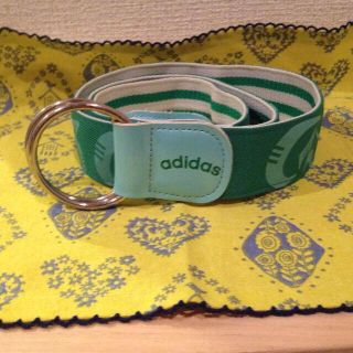 アディダス(adidas)のadidas♡グリーン♡ベルト(ベルト)