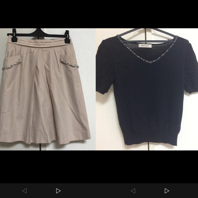 MISCH MASCH(ミッシュマッシュ)の【専用】スカート＋トップス レディースのスカート(ミニスカート)の商品写真