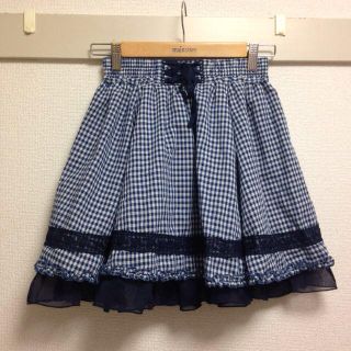 アクシーズファム(axes femme)のaxes♡ギンガムチェックスカート(ひざ丈スカート)