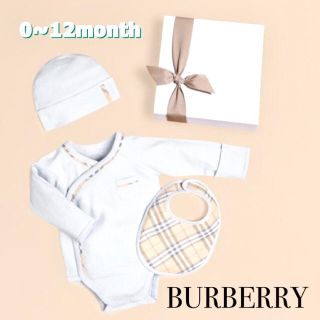 バーバリー(BURBERRY)の【送料無料】BURBERRY バーバリー ベビー ロンパース セット 服(ロンパース)