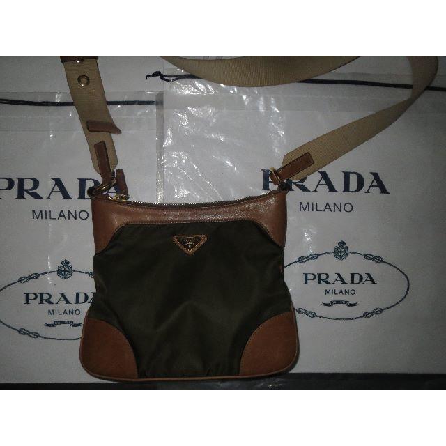 PRADA(プラダ)のGカード10.5万プラダ人気レザー多用GOLDベルト斜め掛けショルダーバッグ良美 レディースのバッグ(ショルダーバッグ)の商品写真