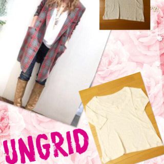 アングリッド(Ungrid)のungrid♡ネップ天竺切替Tee(Tシャツ(長袖/七分))