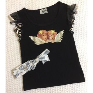 ケイティー(Katie)のKatie エンジェルプリントカットソー(Tシャツ(半袖/袖なし))