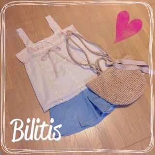 ビリティスディセッタン(Bilitis dix-sept ans)のbilitis☆キャミブラウス(シャツ/ブラウス(半袖/袖なし))