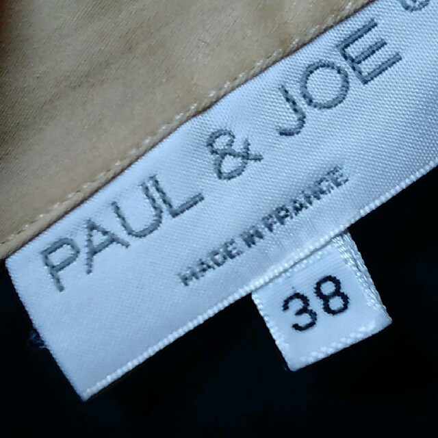 PAUL & JOE(ポールアンドジョー)のPAUL&JOE フランス製　シャツワンピース　美品 レディースのワンピース(ひざ丈ワンピース)の商品写真