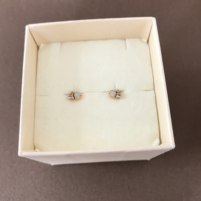 Nojess ピアス オパール ダイヤ Nojess ピアス オパール ダイヤ