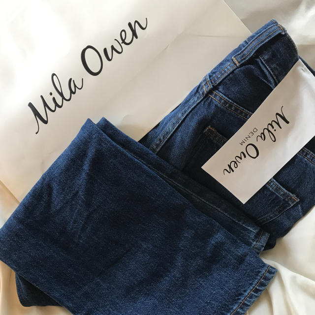 Mila Owen(ミラオーウェン)の新品 MilaOwen♡デニムパンツ レディースのパンツ(デニム/ジーンズ)の商品写真