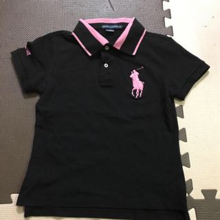 ポロラルフローレン(POLO RALPH LAUREN)のラルフローレン S M ポロシャツ 黒 ピンクSALE(ポロシャツ)