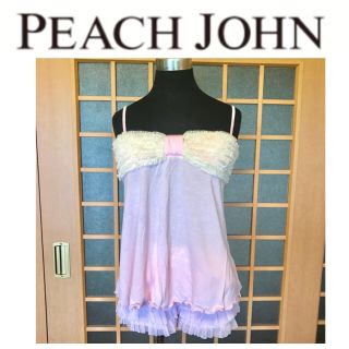 ピーチジョン(PEACH JOHN)のPEACH JOHN★フリリーメッシュキャミ&ショートパンツ(ルームウェア)