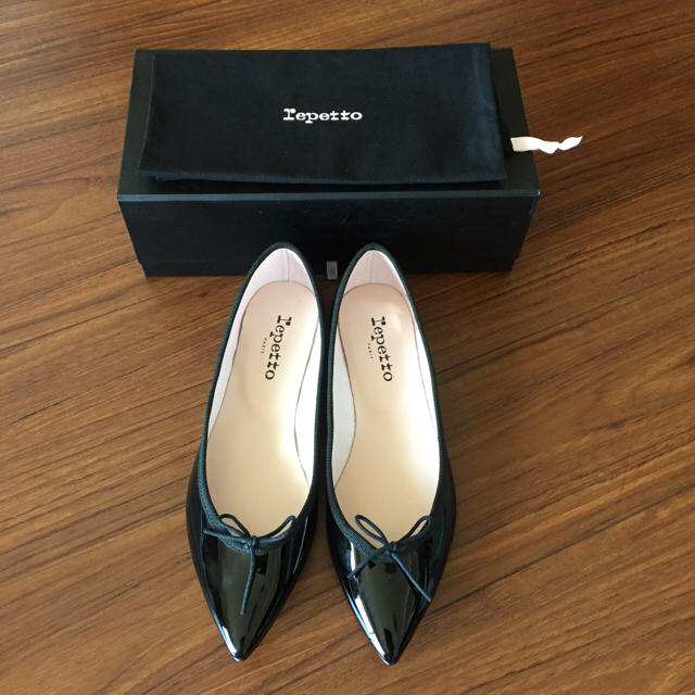 repetto(レペット)の☆いっち様専用☆ repetto Brigitte ポインテッド ブラック レディースの靴/シューズ(バレエシューズ)の商品写真