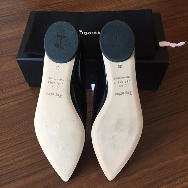 repetto(レペット)の☆いっち様専用☆ repetto Brigitte ポインテッド ブラック レディースの靴/シューズ(バレエシューズ)の商品写真