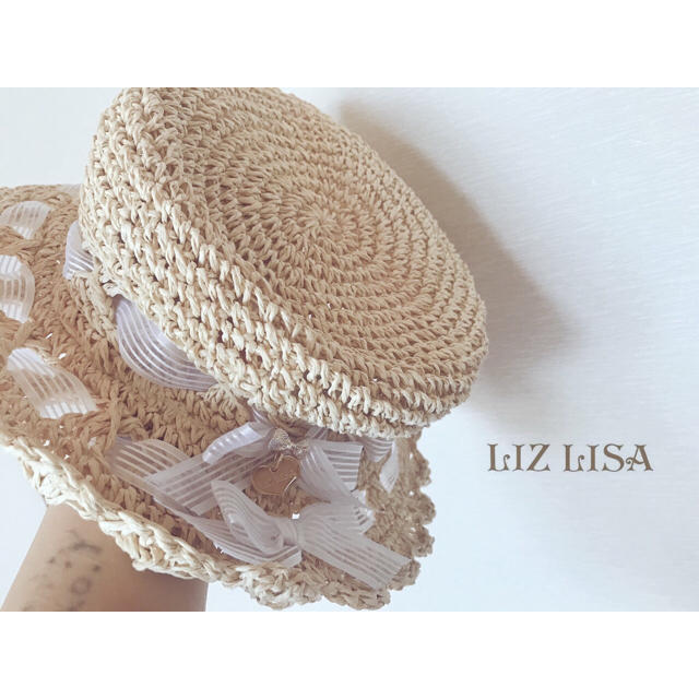 LIZ LISA(リズリサ)のLIZ LISA / ｶﾝｶﾝ帽 レディースの帽子(麦わら帽子/ストローハット)の商品写真