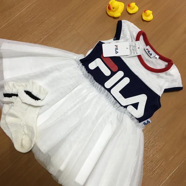 FILA(フィラ)の【新品・タグ付き】FILA ワンピース💖 キッズ/ベビー/マタニティのキッズ服女の子用(90cm~)(ワンピース)の商品写真