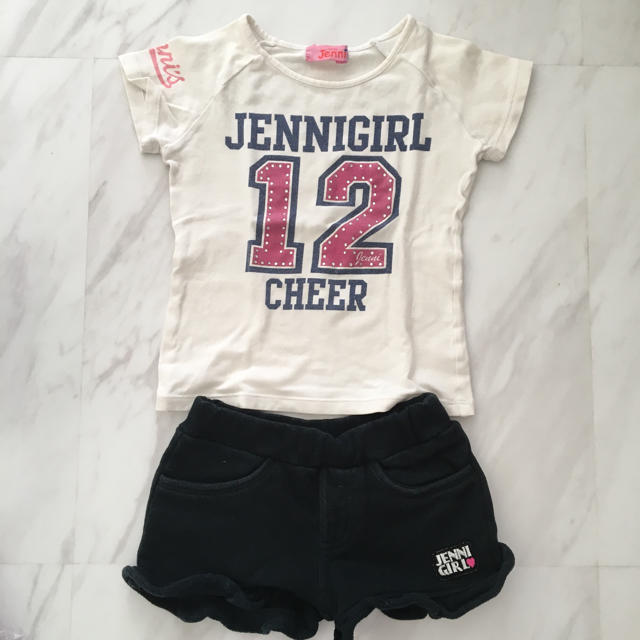 JENNI(ジェニィ)のjenni上下セット＊110＊ キッズ/ベビー/マタニティのキッズ服女の子用(90cm~)(Tシャツ/カットソー)の商品写真