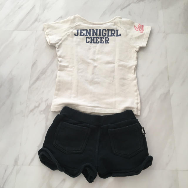 JENNI(ジェニィ)のjenni上下セット＊110＊ キッズ/ベビー/マタニティのキッズ服女の子用(90cm~)(Tシャツ/カットソー)の商品写真