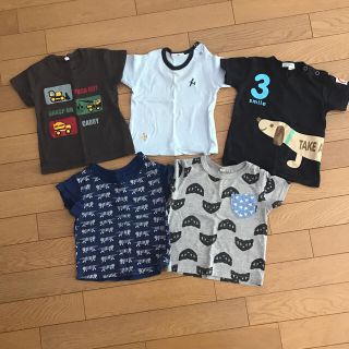 ユニクロ(UNIQLO)の80男の子Tシャツ5枚セット(Ｔシャツ)