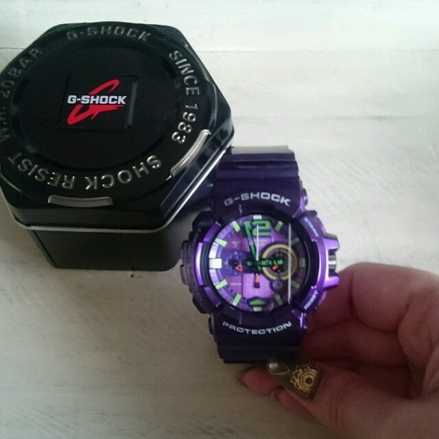 G-SHOCK(ジーショック)の新品・生産終了☆CASIO G-SHOCK☆パープル メンズの時計(腕時計(アナログ))の商品写真