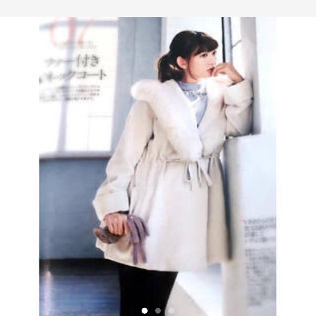 高い買取 - 新品 タグ付き レストローズ フード付き コート 深田恭子