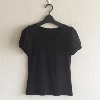 エストネーション(ESTNATION)のエストネーション♡黒色カットソー(カットソー(半袖/袖なし))