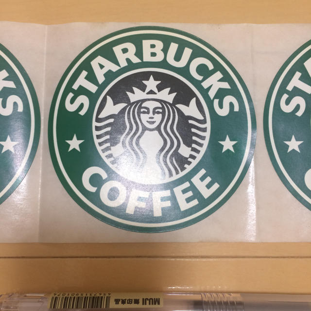 Starbucks Coffee - スターバックス 旧ロゴ ステッカーシールの通販 by