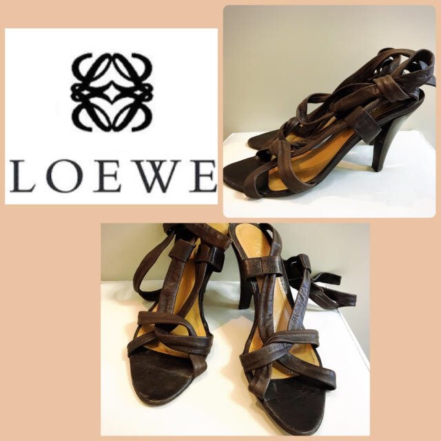 LOEWE(ロエベ)のロエベ♡ダークブラウン ストラップ サンダル♡ レディースの靴/シューズ(サンダル)の商品写真