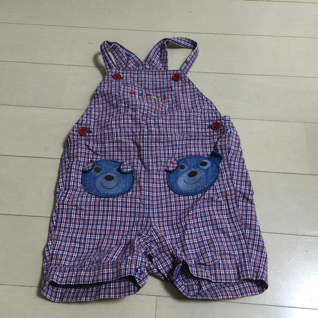 mikihouse(ミキハウス)の4 ミキハウス オールインワン90 キッズ/ベビー/マタニティのキッズ服男の子用(90cm~)(パンツ/スパッツ)の商品写真