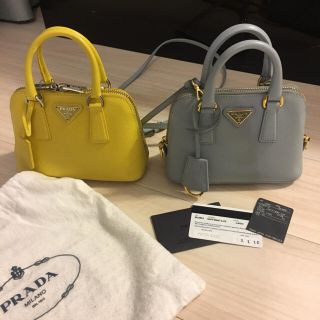 プラダ(PRADA)の正規品 プラダ サフィアーノ ミニショルダー バッグ 格安 ブルー (ショルダーバッグ)