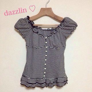 ダズリン(dazzlin)のdazzlin ボーダートップス(Tシャツ(半袖/袖なし))