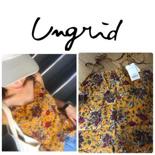 アングリッド(Ungrid)のungridフラワープリントキャミ(キャミソール)