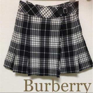 バーバリー(BURBERRY)のお取り置き専用！バーバリー☆チェックプリーツスカート 巻きスカート (スカート)