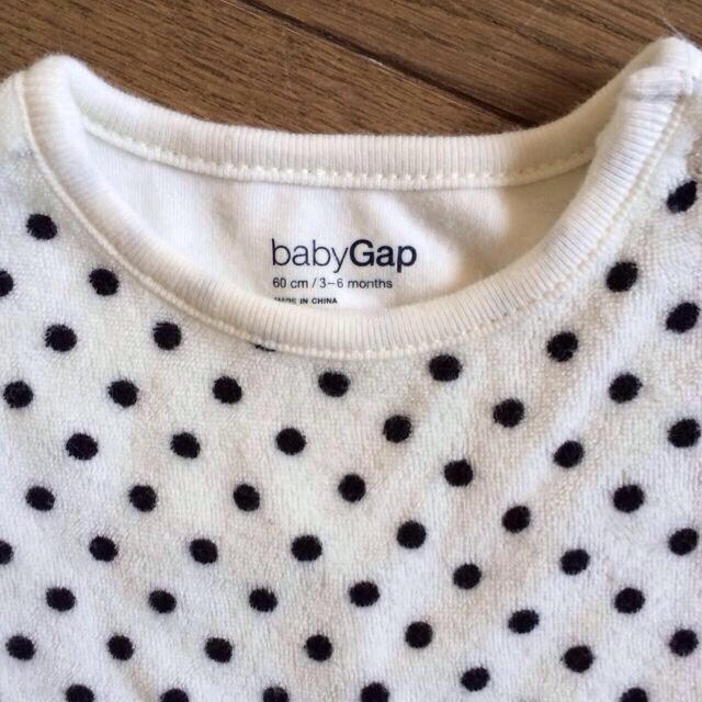 babyGAP(ベビーギャップ)のbabyGAP＊ワンピース風ロンパース キッズ/ベビー/マタニティのベビー服(~85cm)(ロンパース)の商品写真