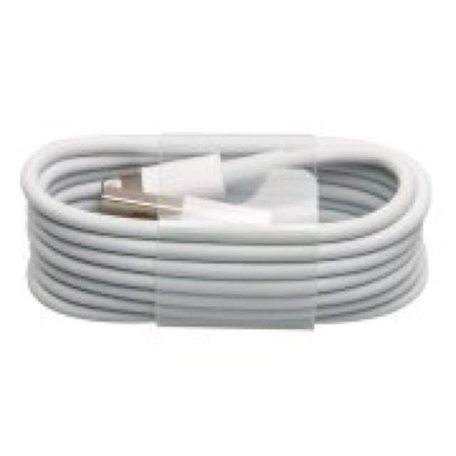 Apple(アップル)のLightning UBS Cable 1m スマホ/家電/カメラのスマートフォン/携帯電話(バッテリー/充電器)の商品写真