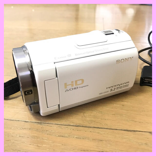 ぷっちさん専用♡ソニー ビデオカメラ HDR-CX535/W ぷっちさん専用♡ソニー ビデオカメラ HDR-CX535/W