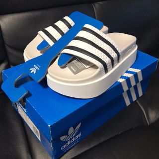 アディダス(adidas)のアディダス アディレッタ 厚底サンダル adidas ADILETTE BD W(サンダル)