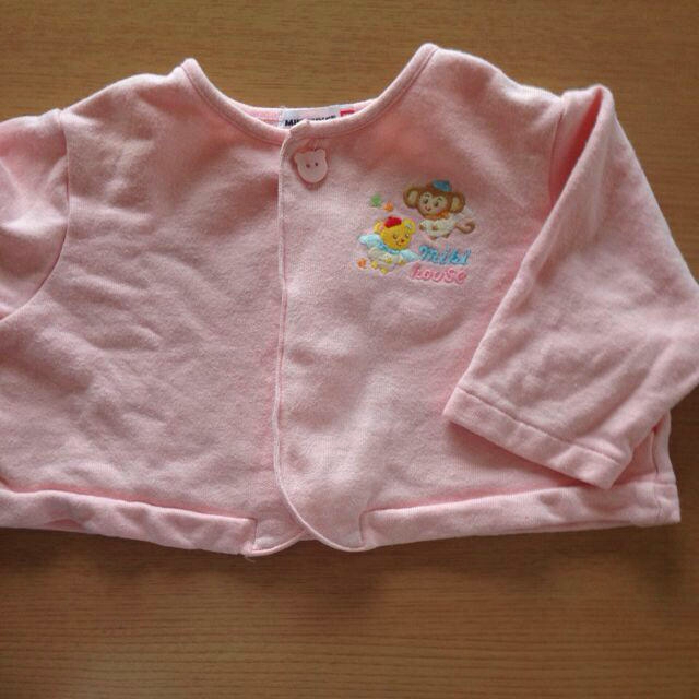 mikihouse(ミキハウス)のピンクの上着70✿ キッズ/ベビー/マタニティのキッズ服女の子用(90cm~)(その他)の商品写真