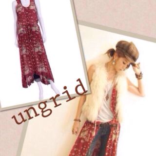 アングリッド(Ungrid)のungrid♡ペイズリーマキシOP(ロングワンピース/マキシワンピース)