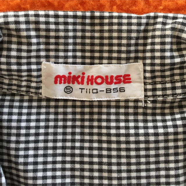 mikihouse(ミキハウス)のミキハウス 半袖ギンガムチェックシャツ  110サイズ キッズ/ベビー/マタニティのキッズ服男の子用(90cm~)(ブラウス)の商品写真