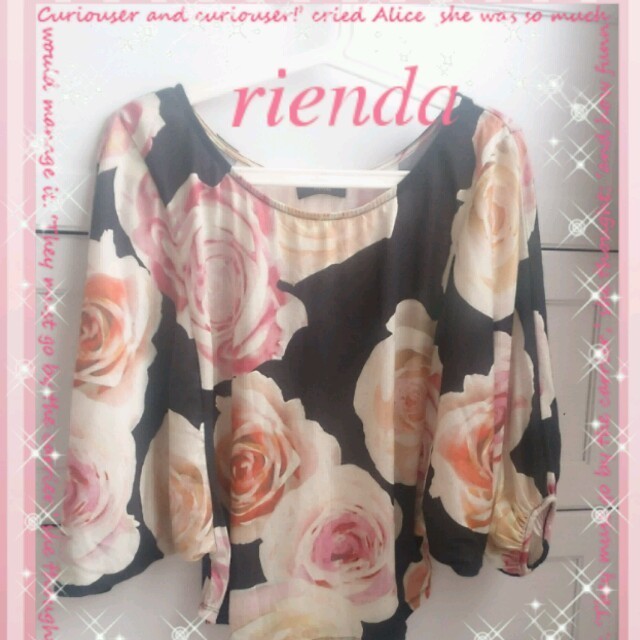 rienda(リエンダ)の☆リエンダトップス☆ レディースのトップス(Tシャツ(半袖/袖なし))の商品写真